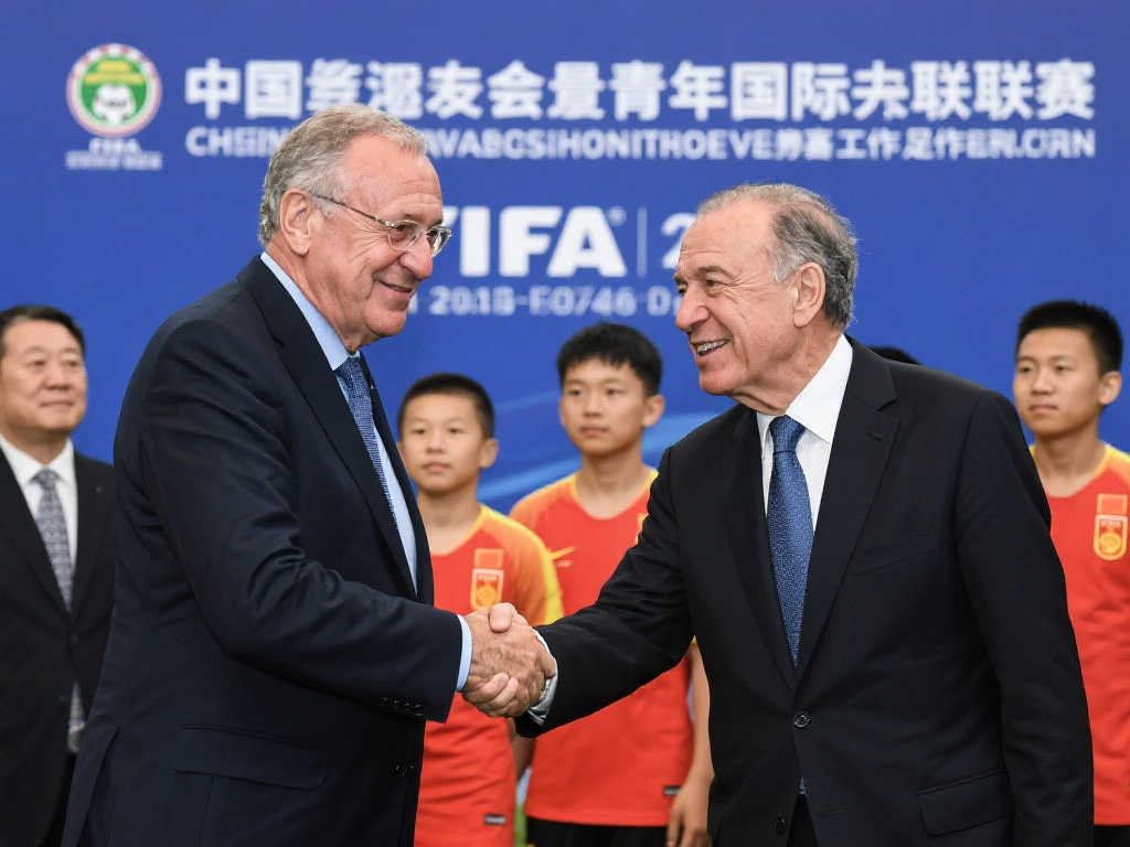 FIFA主席再访中国，推动世界杯申办进程